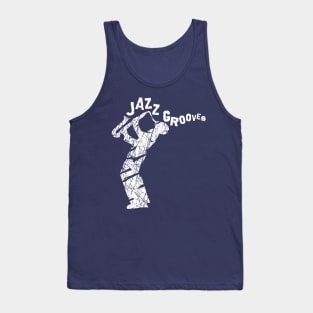 Jazz Grooves Sax Player Tank Top